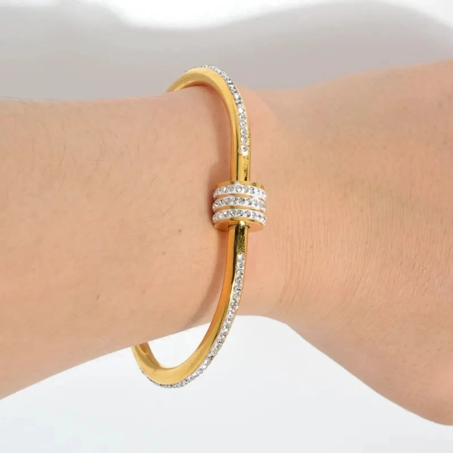 Cross Border Style Zircon Bangle Bracelet 2