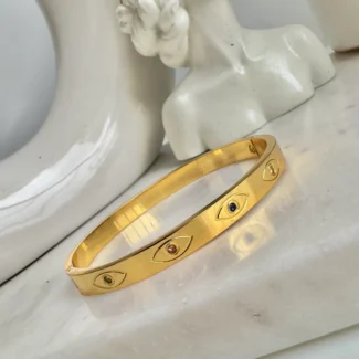 Evil Eye Gold Bracelet