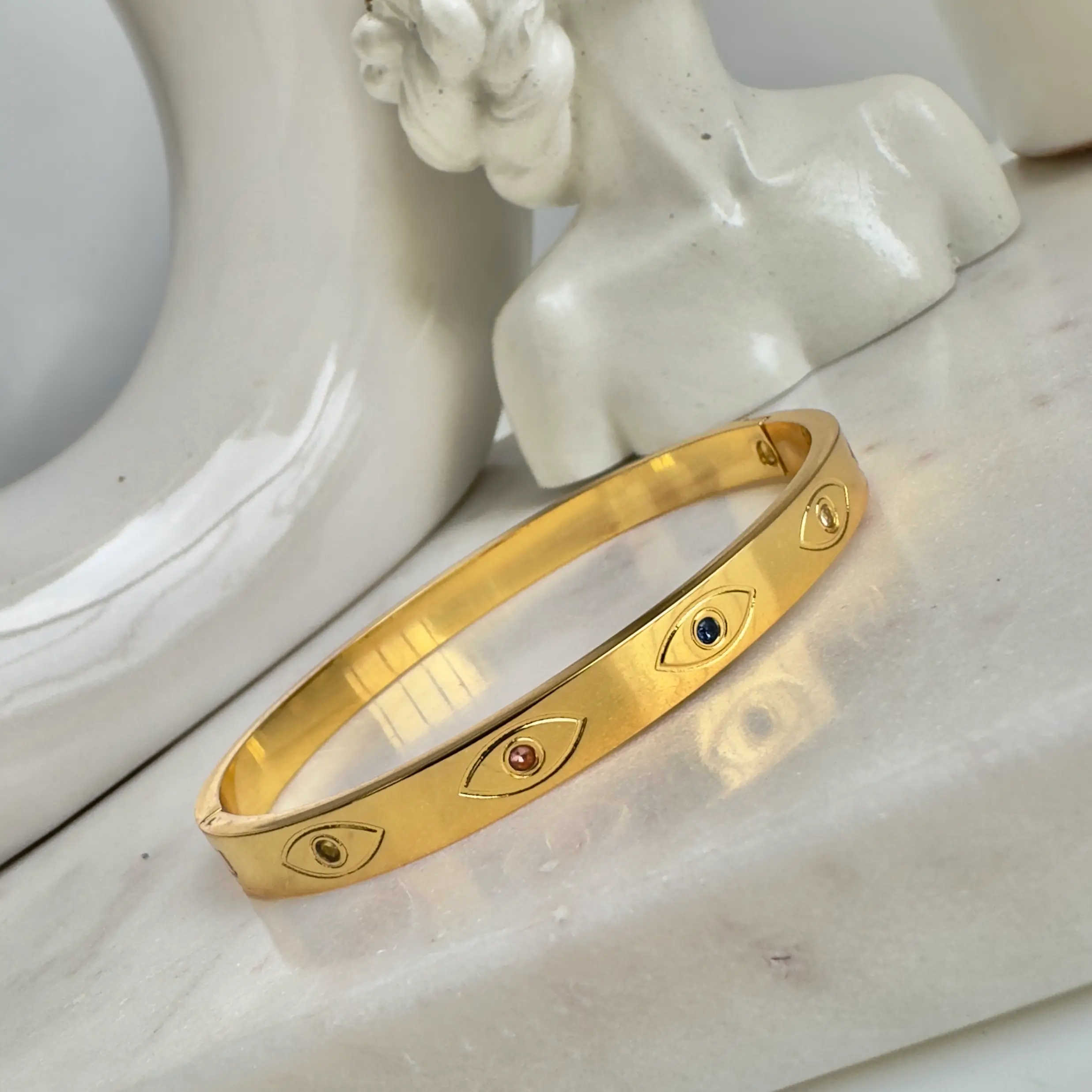 Evil Eye Gold Bracelet