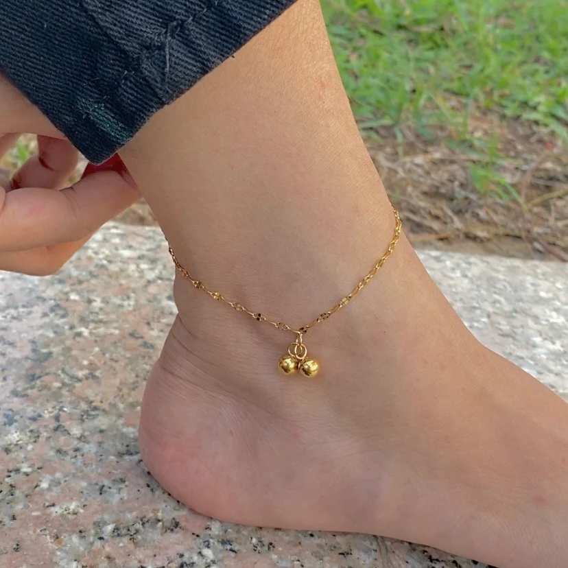 Golden Cherry Anklet 3