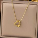 Gold Plated Titanium Stainless Steel Necklace