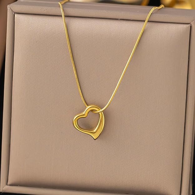 Gold Plated Titanium Stainless Steel Necklace
