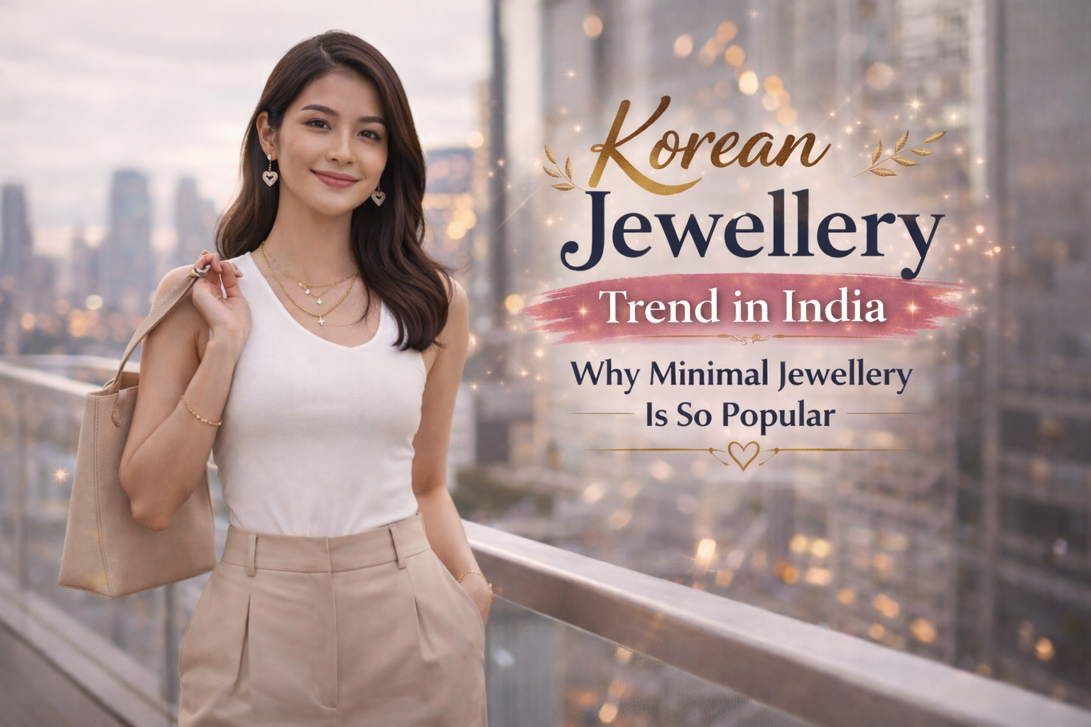 Korean Jewellery Trend in India – Why Minimal Jewellery Is So Popular